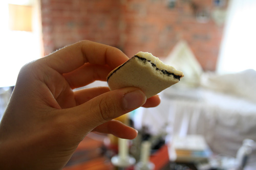 A cold Milano cookie.