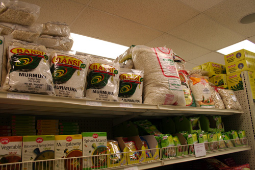 Bags of puffed rice. Check out the mondo one!